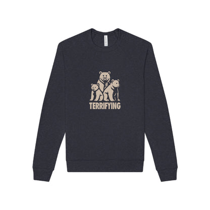 Bears Are Terrifying — Retro Silhouette Sweatshirt (Dark)