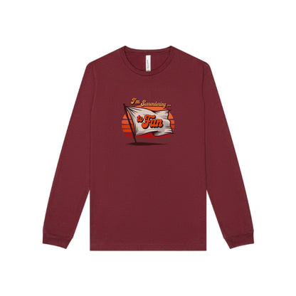 I'm Surrendering to Fun — Fun with Flags Retro Long Sleeve (Dark)