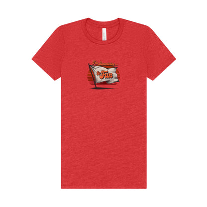 I'm Surrendering to Fun — Fun with Flags Retro Women's Tee (Light)