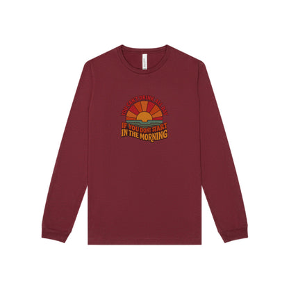 You Can't Drink All Day PSA — Retro Sunrise Long Sleeve (Dark)