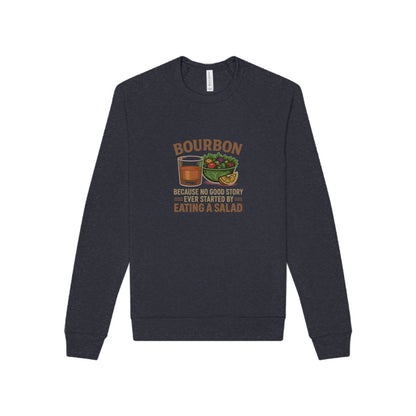 Bourbon > Eating a Salad — Retro Sweatshirt (Dark)