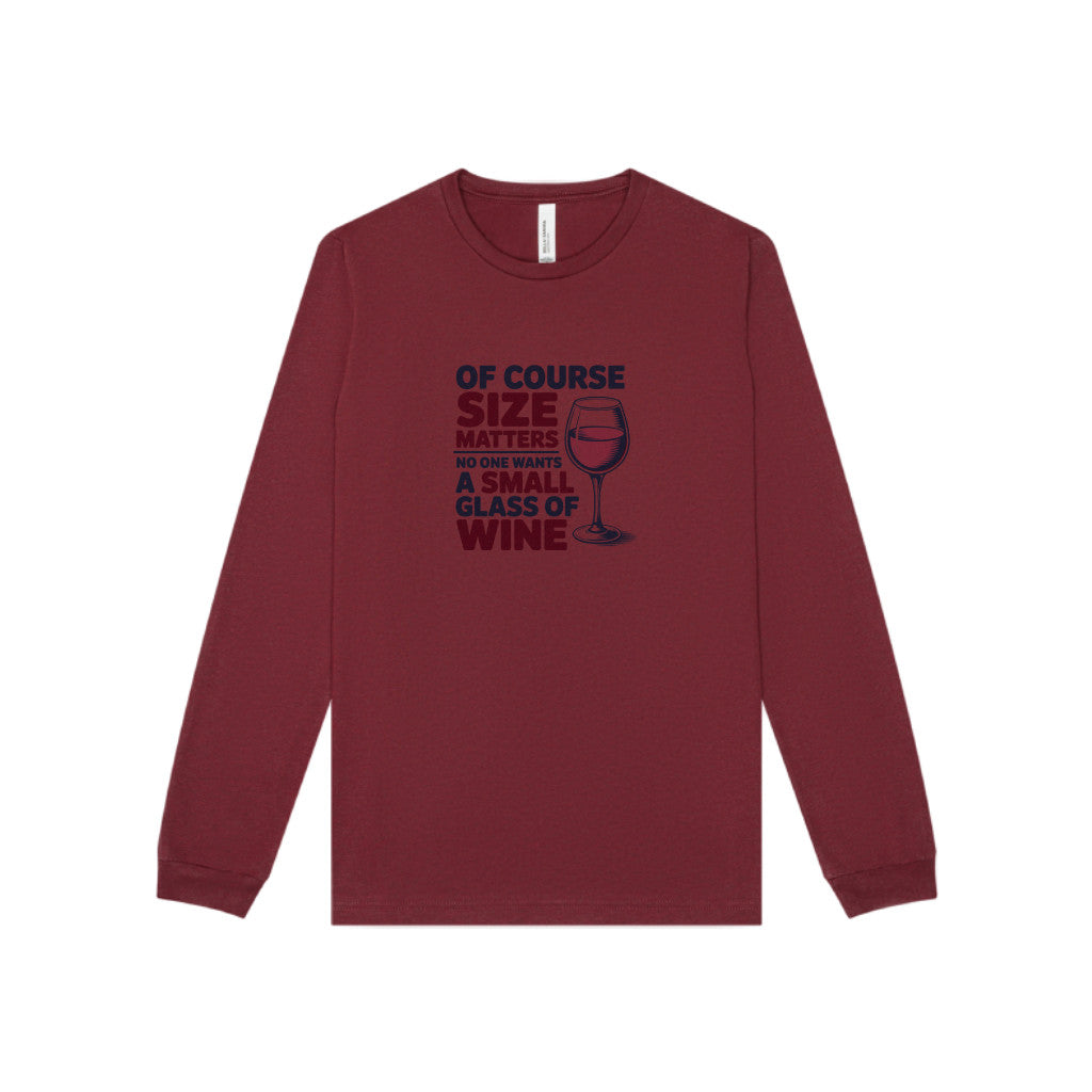 Big Glass Energy — Wine Lover Retro Long Sleeve (Light)