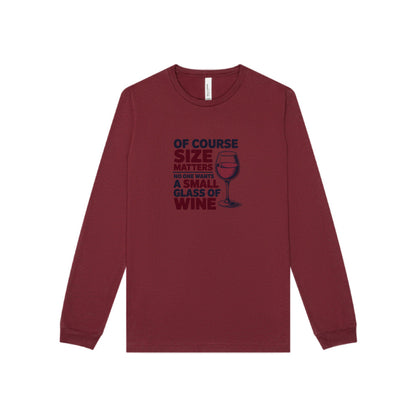 Big Glass Energy — Wine Lover Retro Long Sleeve (Light)