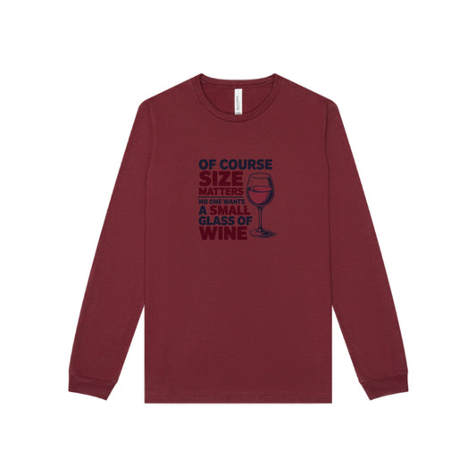 Big Glass Energy — Wine Lover Retro Long Sleeve (Light)