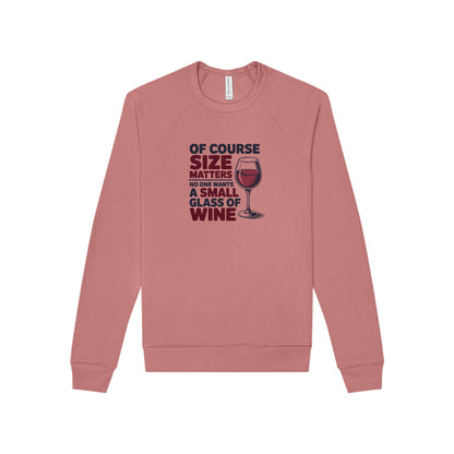 Big Glass Energy — Wine Lover Retro Sweatshirt (Light)