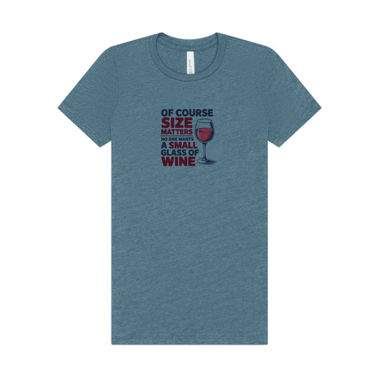 Big Glass Energy — Wine Lover Retro Women's Tee (Light)
