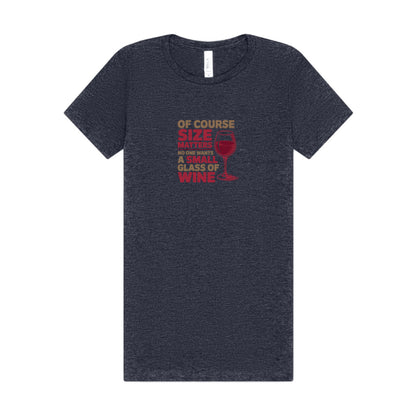 Big Glass Energy — Wine Lover Retro Women's Tee (Dark)