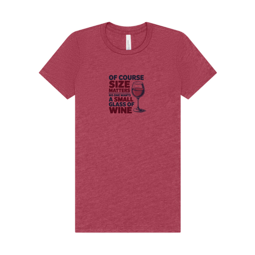 Big Glass Energy — Wine Lover Retro Women's Tee (Light)