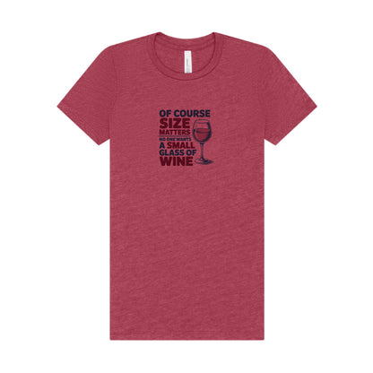 Big Glass Energy — Wine Lover Retro Women's Tee (Light)