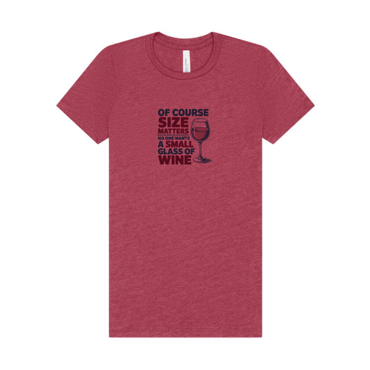 Big Glass Energy — Wine Lover Retro Women's Tee (Light)