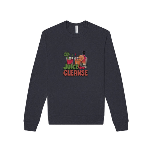 Juice Cleanse Liquid Diet — Boozy Brunch Retro Sweatshirt (Dark)