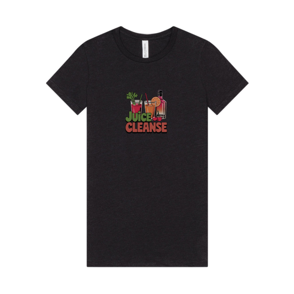 Juice Cleanse Liquid Diet — Boozy Brunch Retro Women's Tee (Dark)