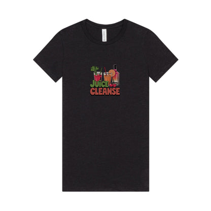 Juice Cleanse Liquid Diet — Boozy Brunch Retro Women's Tee (Dark)