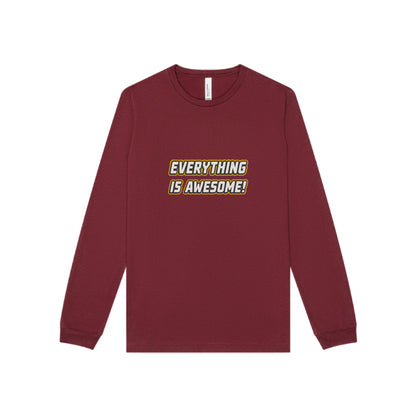 Everything is Awesome! — The LEGO Movie-Inspired Retro Long Sleeve (Dark)