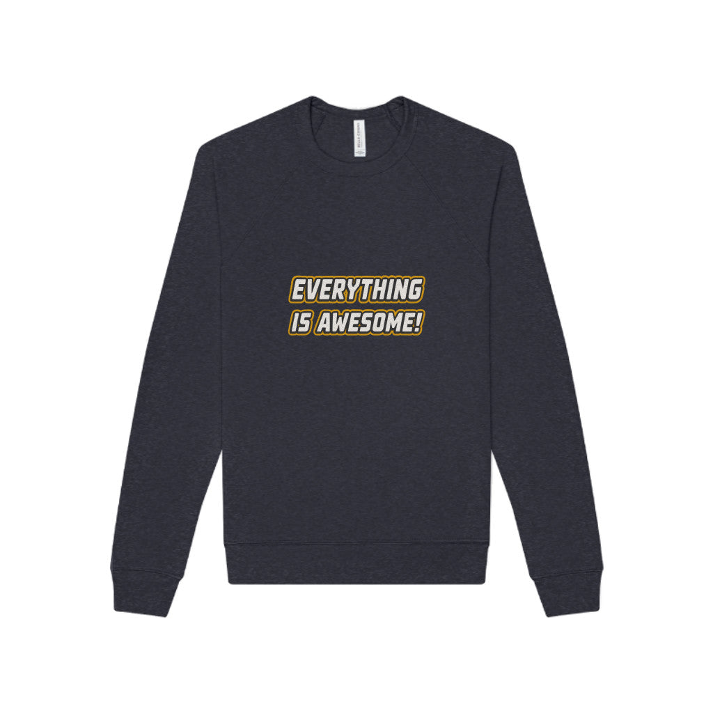 Everything is Awesome! — The LEGO Movie-Inspired Retro Sweatshirt (Dark)