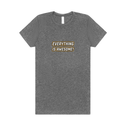 Everything is Awesome! — The LEGO Movie-Inspired Retro Women's Tee (Light)