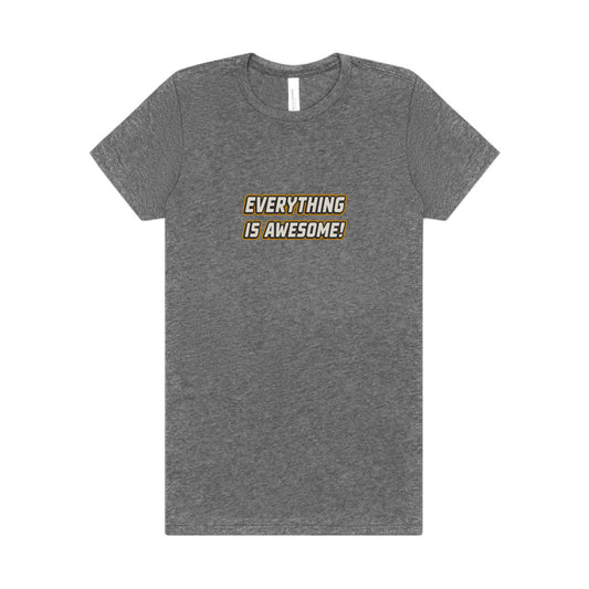 Everything is Awesome! — The LEGO Movie-Inspired Retro Women's Tee (Light)
