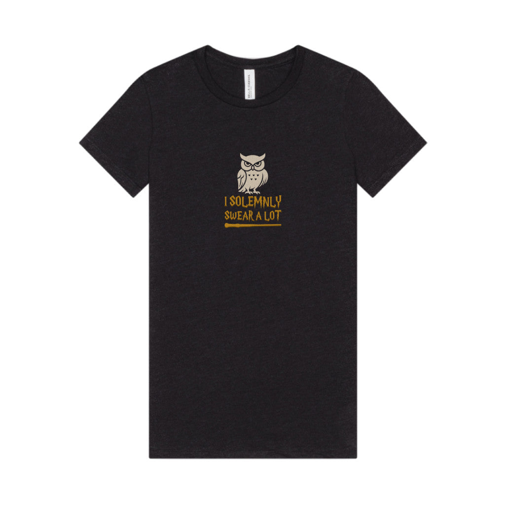 I Solemnly Swear a Lot — Harry Potter Women's Tee (Dark)