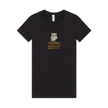 I Solemnly Swear a Lot — Harry Potter Women's Tee (Dark)