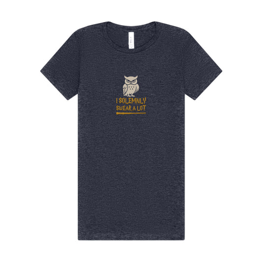 I Solemnly Swear a Lot — Harry Potter Women's Tee (Dark)