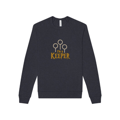 I’m a Keeper — Harry Potter Quidditch Retro Sweatshirt (Dark)