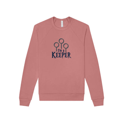I’m a Keeper — Harry Potter Quidditch Retro Sweatshirt (Light)