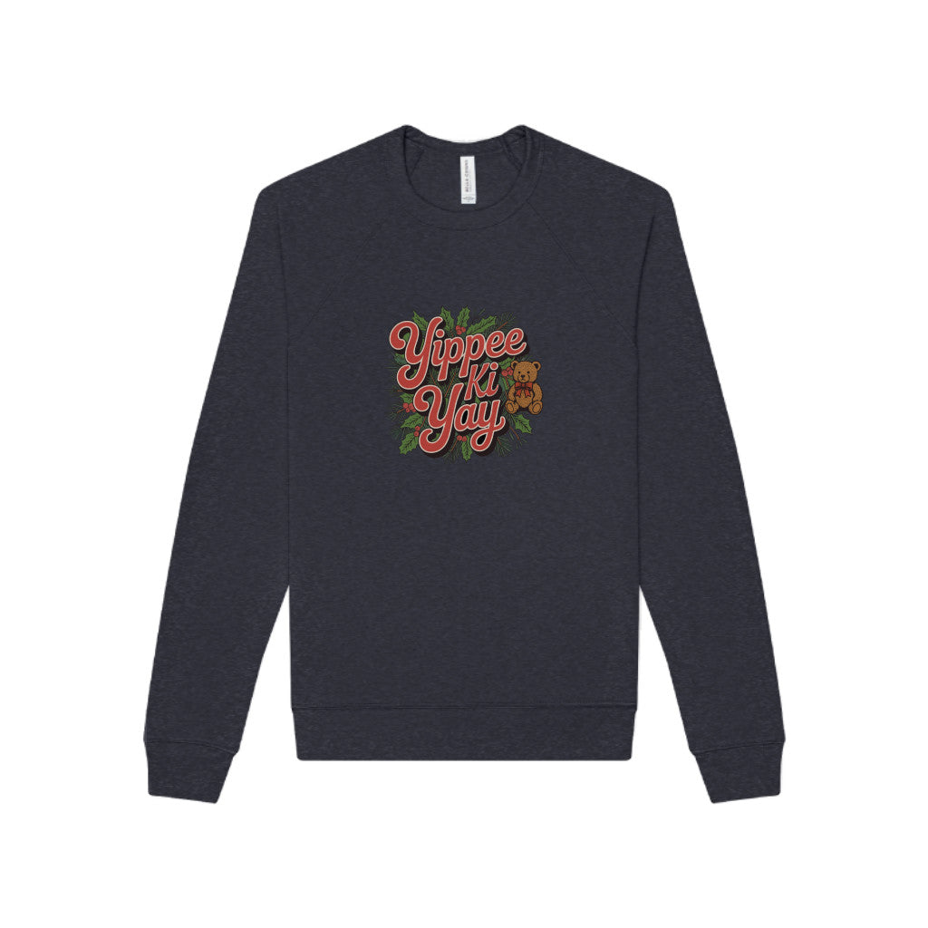 Yippee Ki Yay — Die Hard Retro Christmas Sweatshirt (Dark)