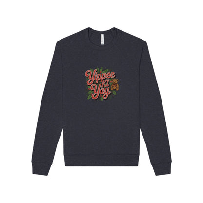 Yippee Ki Yay — Die Hard Retro Christmas Sweatshirt (Dark)