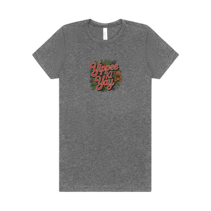 Yippee Ki Yay — Die Hard Retro Christmas Women's Tee (Light)