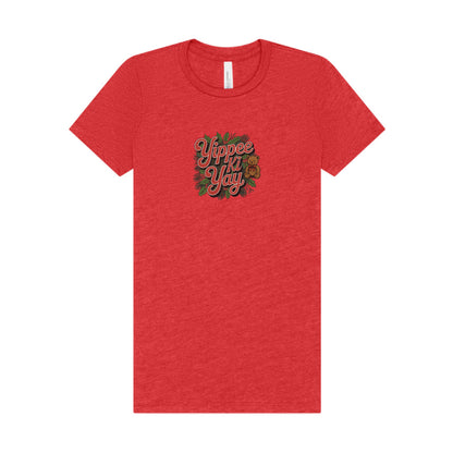 Yippee Ki Yay — Die Hard Retro Christmas Women's Tee (Light)