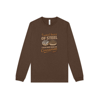 Buns of Steel (and Cinnamon) — Workout Long Sleeve (Dark)