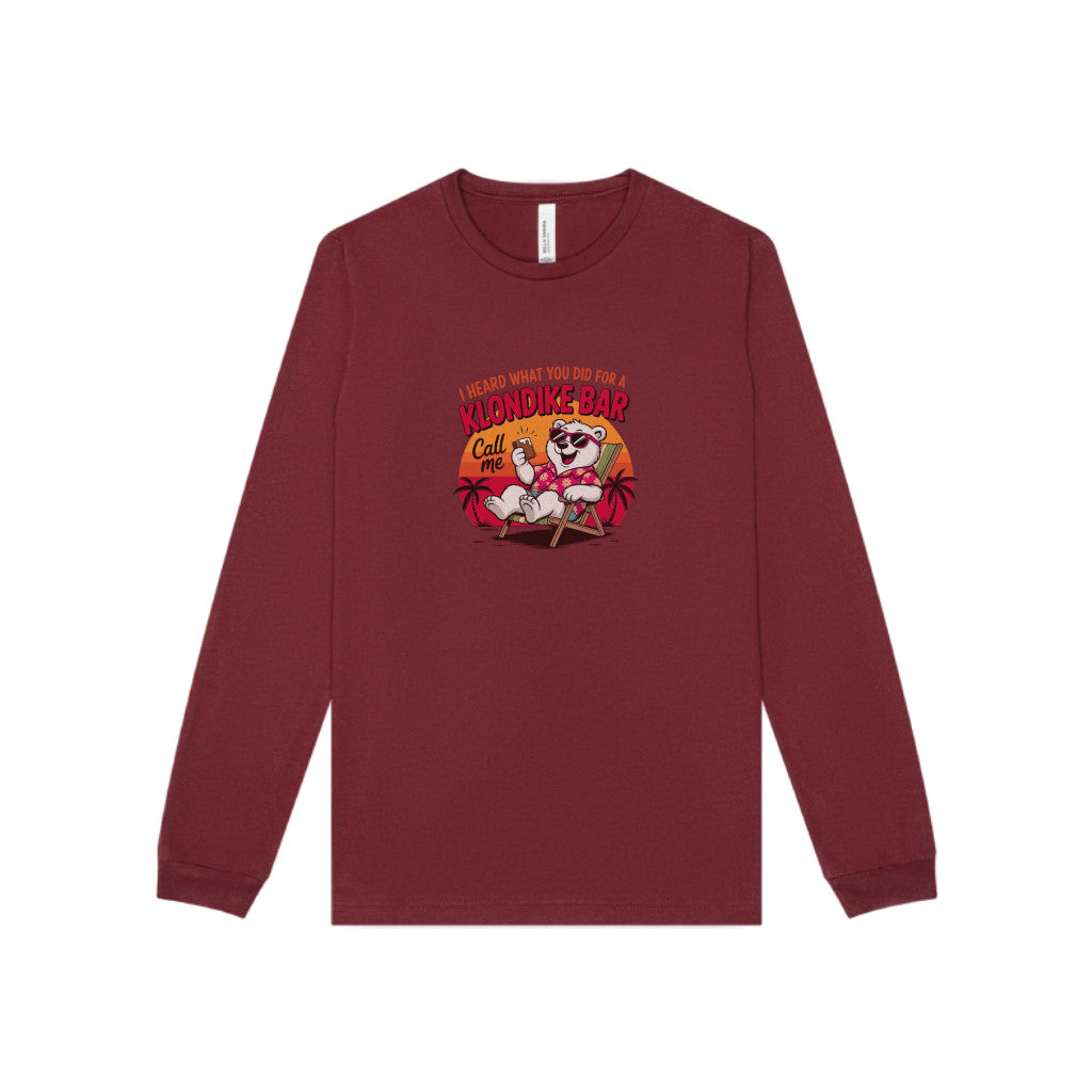What You Did for a Klondike Bar — Retro Long Sleeve (Dark)