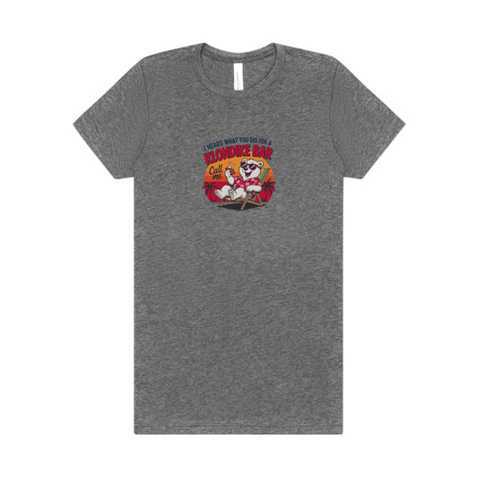 What You Did for a Klondike Bar — Retro Women's Tee (Light)