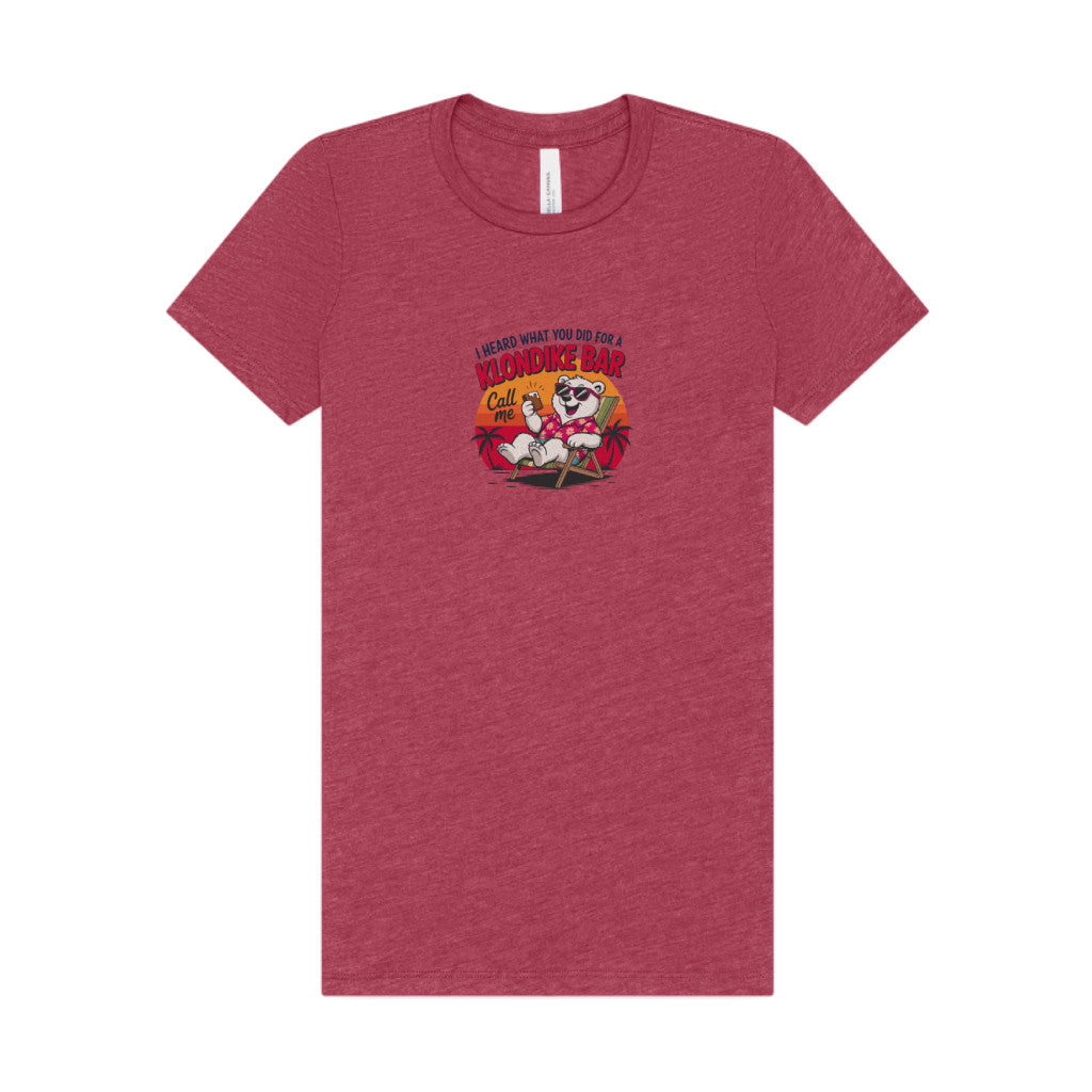 What You Did for a Klondike Bar — Retro Women's Tee (Light)