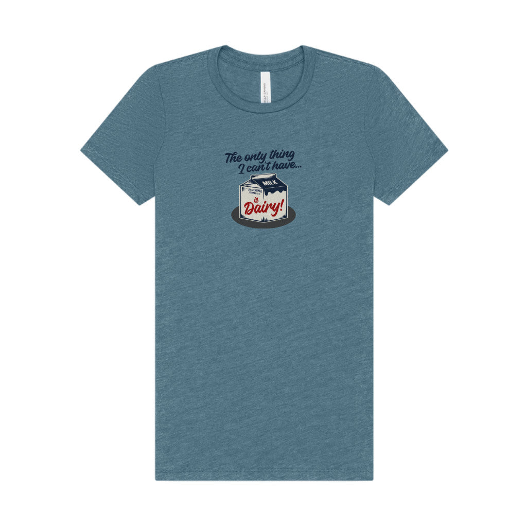 Can’t Have Dairy — Friends Jill Green Retro Women's Tee (Light)