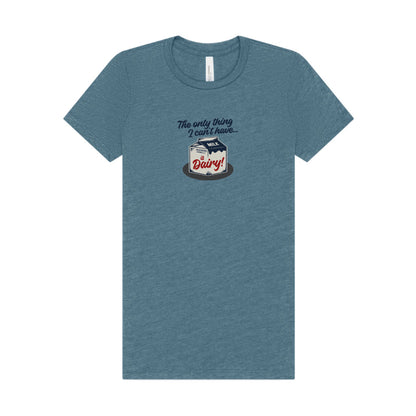 Can’t Have Dairy — Friends Jill Green Retro Women's Tee (Light)