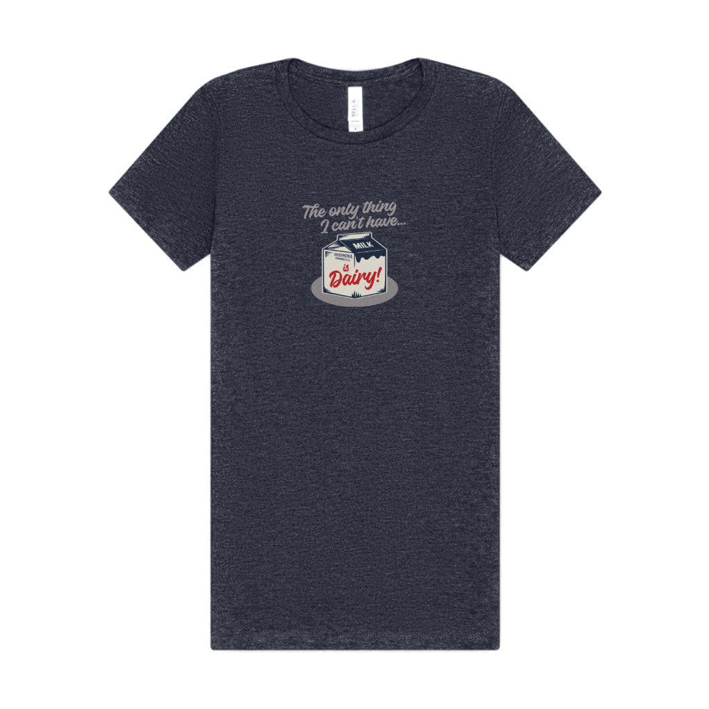 Can’t Have Dairy — Friends Jill Green Retro Women's Tee (Dark)