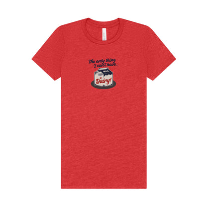 Can’t Have Dairy — Friends Jill Green Retro Women's Tee (Light)