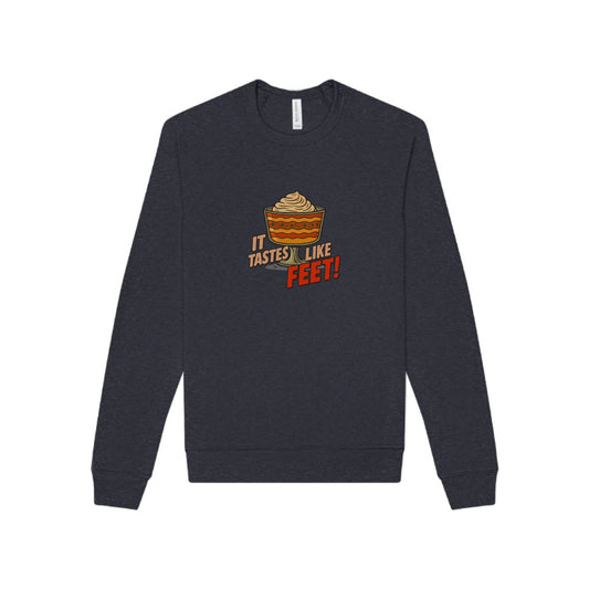 It Tastes Like Feet! — Thanksgiving Trifle Retro Sweatshirt (Dark)