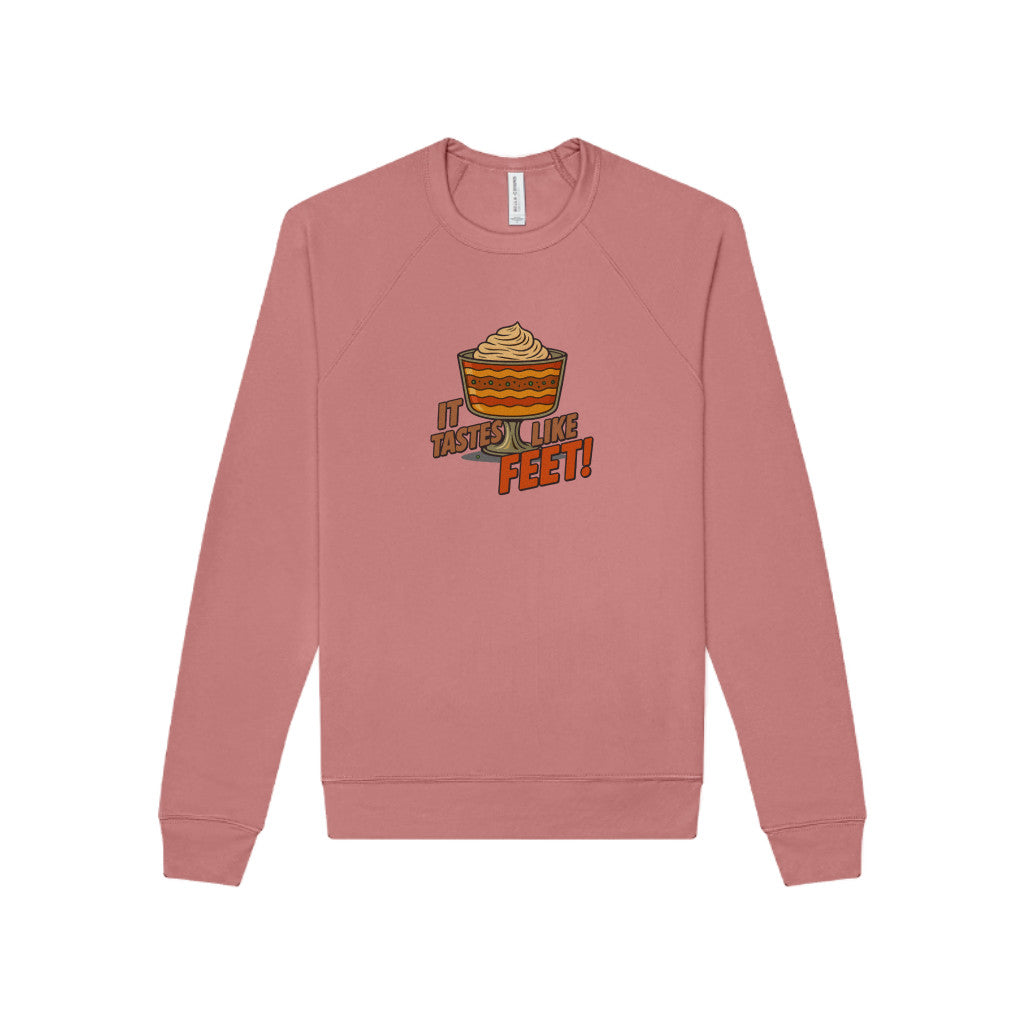 It Tastes Like Feet! — Thanksgiving Trifle Retro Sweatshirt (Light)