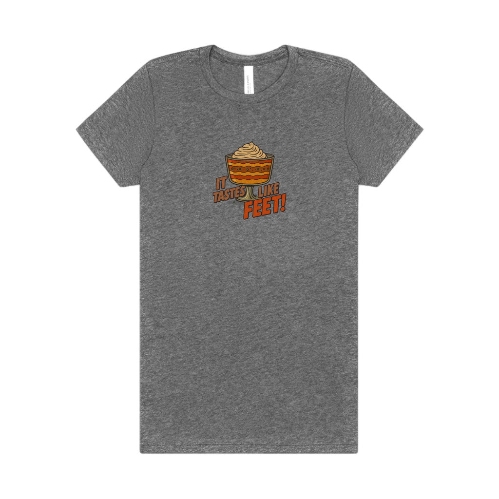 It Tastes Like Feet! — Thanksgiving Trifle Retro Women's Tee (Light)