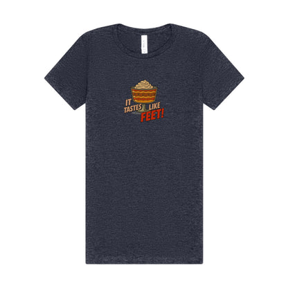 It Tastes Like Feet! — Thanksgiving Trifle Retro Women's Tee (Dark)