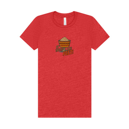It Tastes Like Feet! — Thanksgiving Trifle Retro Women's Tee (Light)
