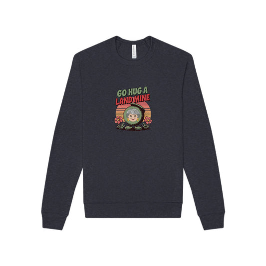 Go Hug a Land Mine — Dorothy Zbornak Retro Sweatshirt (Dark)