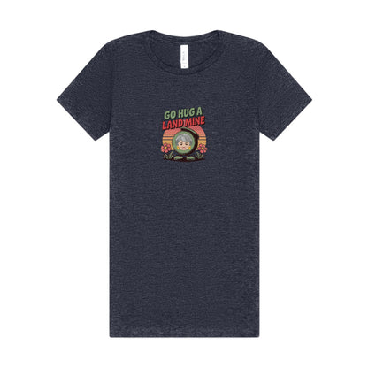Go Hug a Land Mine — Dorothy Zbornak Retro Women's Tee (Dark)