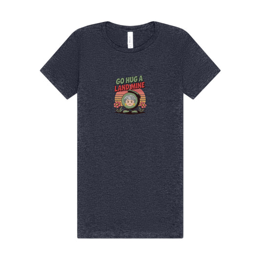 Go Hug a Land Mine — Dorothy Zbornak Retro Women's Tee (Dark)