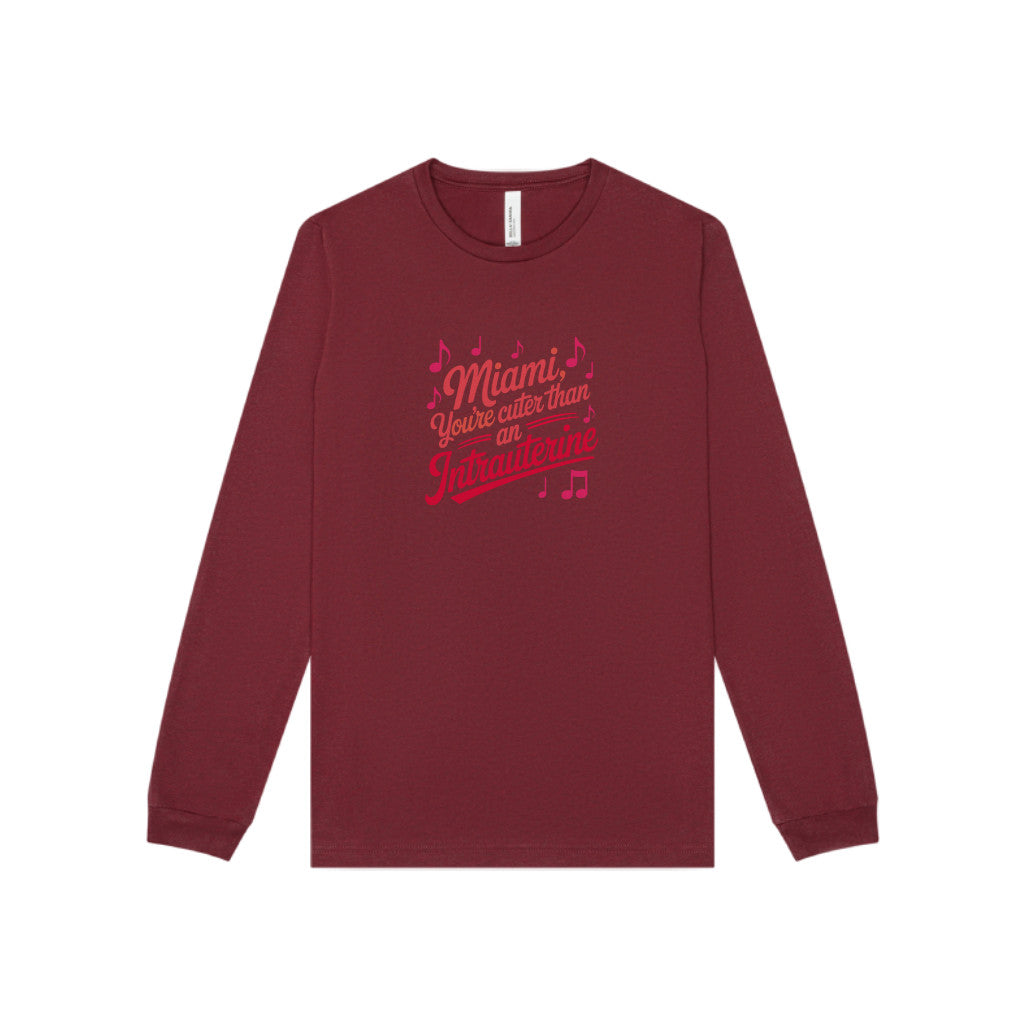 Cuter Than An Intrauterine — Golden Girls Long Sleeve (Dark)