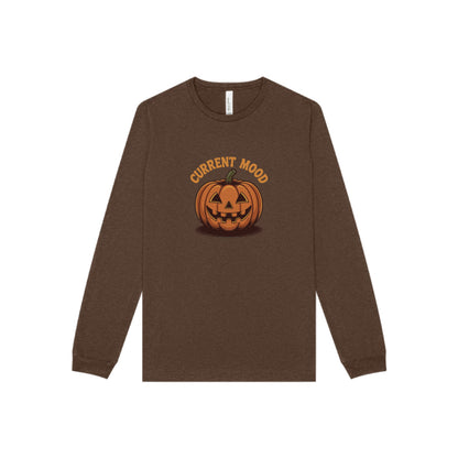 Current Mood (Vintage Jack) — Retro Halloween Long Sleeve (Dark)