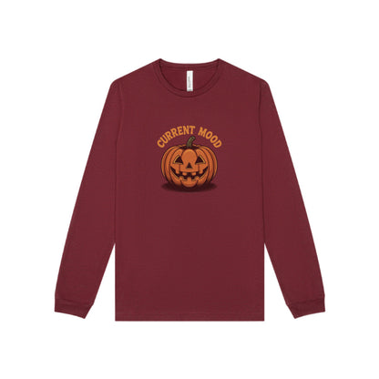 Current Mood (Vintage Jack) — Retro Halloween Long Sleeve (Dark)