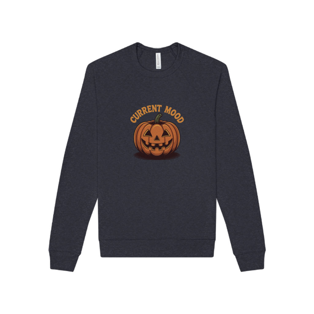 Current Mood (Vintage Jack) — Retro Halloween Sweatshirt (Dark)